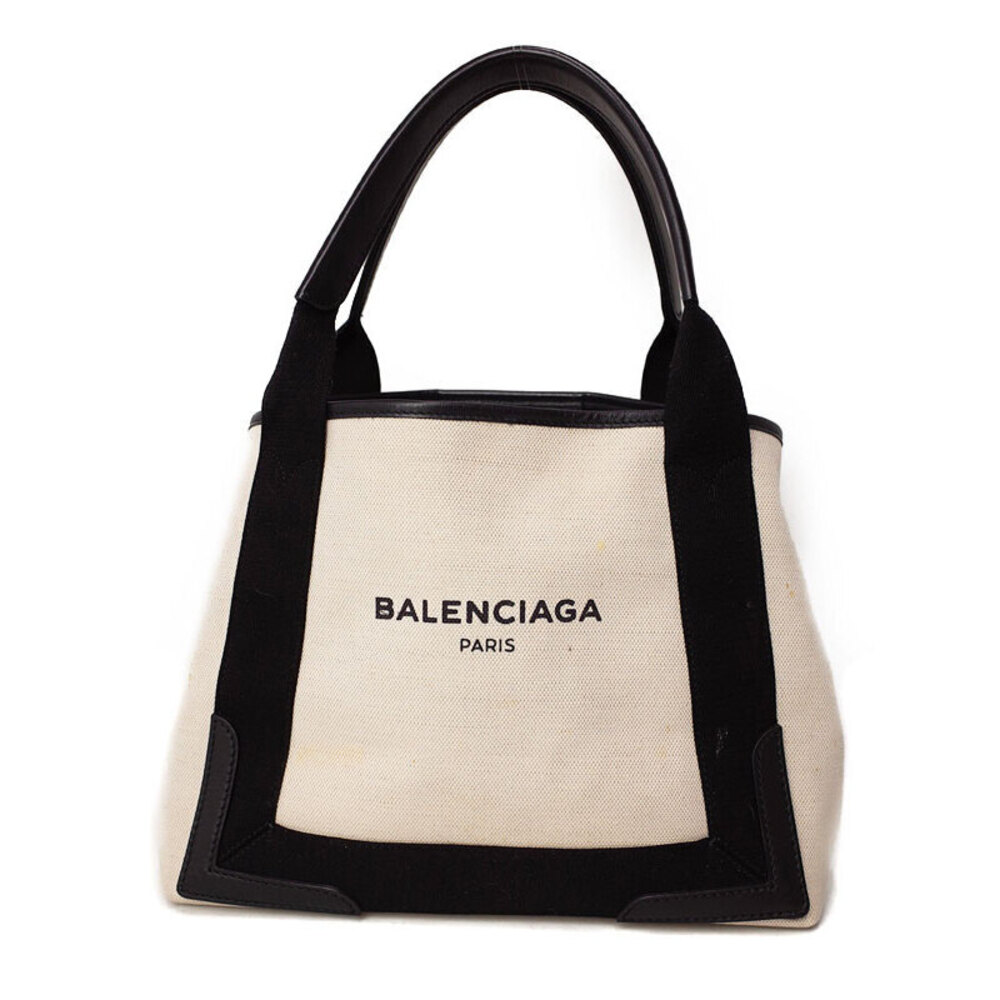 Balenciaga Shoulder Handbag Blue Navy Cabas - Picture 2 of 9